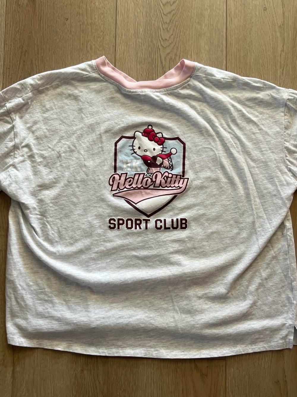 Hello Kitty Pink & White Sport Club Kids Tee